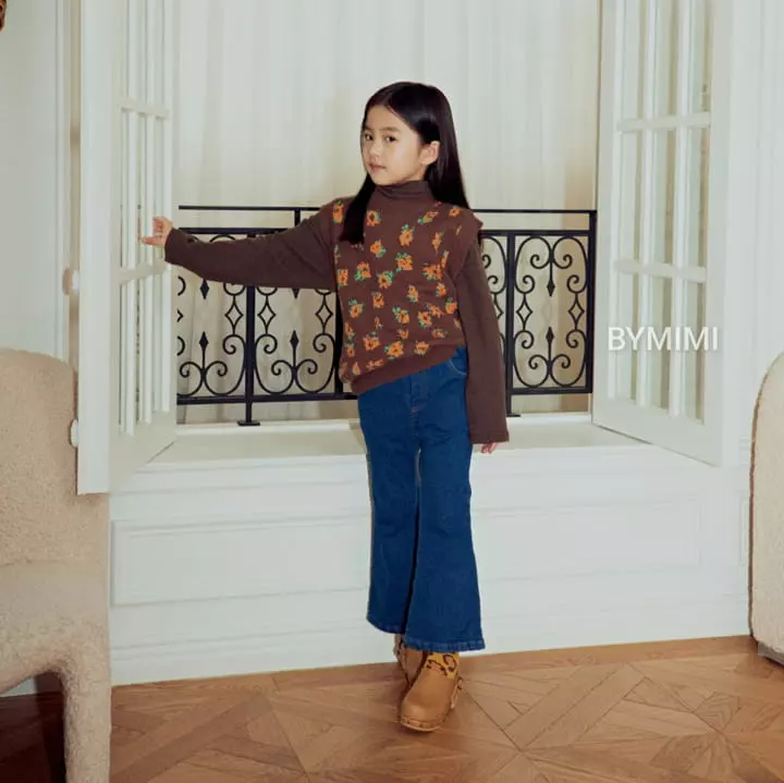 Bymimi - Korean Children Fashion - #fashionkids - Bera Vest Knit Tee - 7