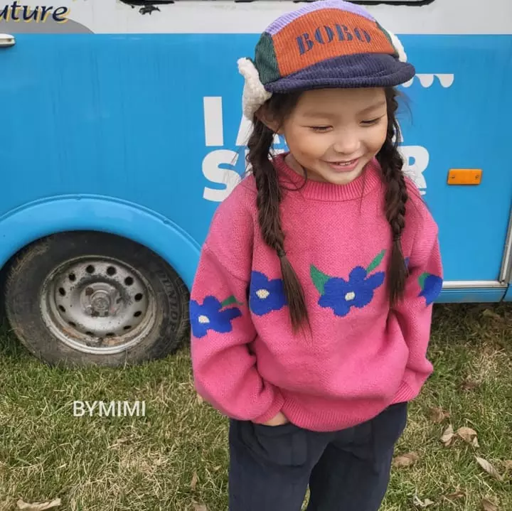 Bymimi - Korean Children Fashion - #kidsshorts - Bianco Knit Tee - 9