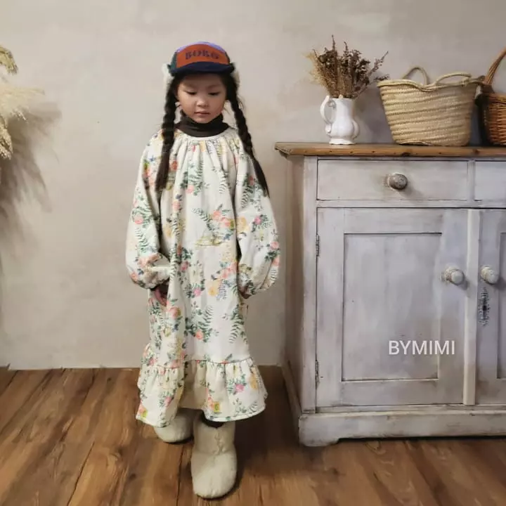 Bymimi - Korean Children Fashion - #kidzfashiontrend - Acne Fleece One-piece - 7