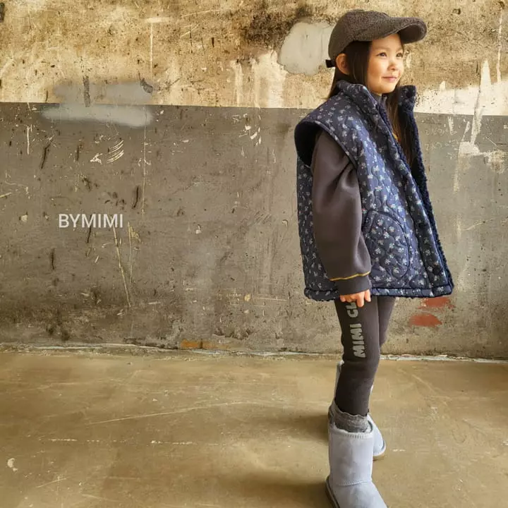 Bymimi - Korean Children Fashion - #kidzfashiontrend - Ari Quilting Vest - 2