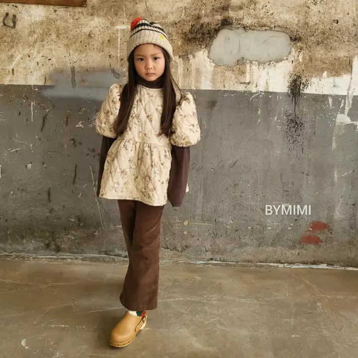 Bymimi - Korean Children Fashion - #kidzfashiontrend - Shocola Quilting Blouse