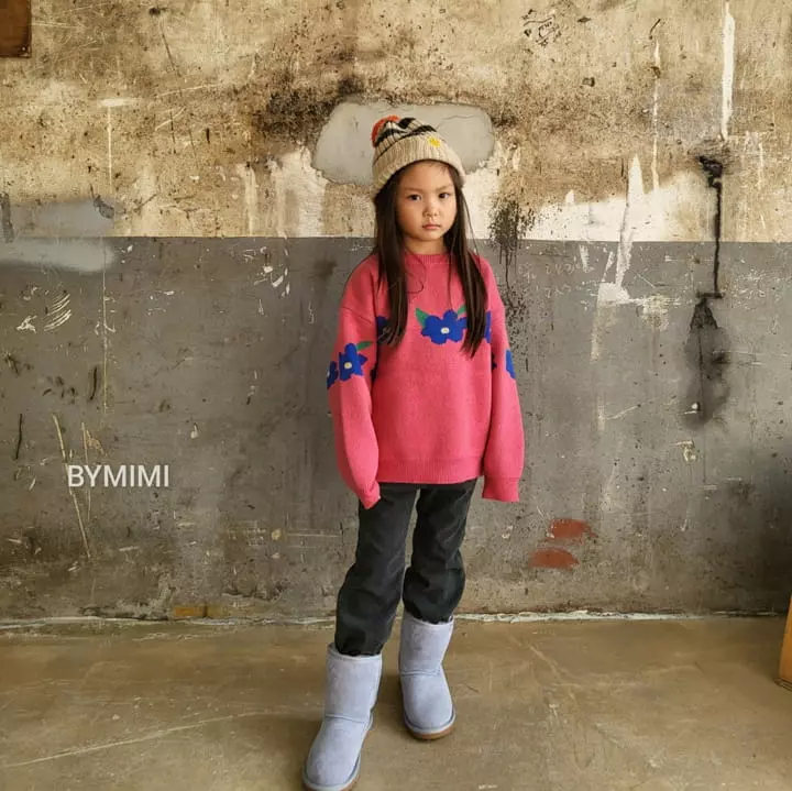 Bymimi - Korean Children Fashion - #minifashionista - Bianco Knit Tee