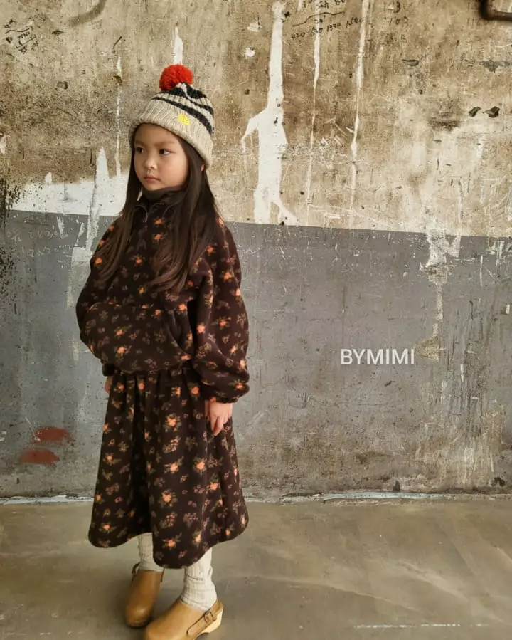Bymimi - Korean Children Fashion - #minifashionista - Floral Anorak - 2