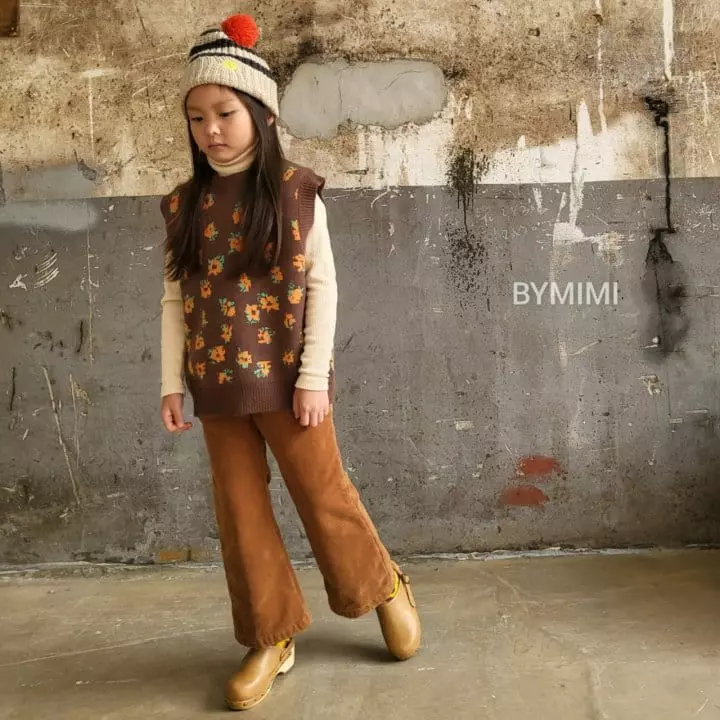 Bymimi - Korean Children Fashion - #minifashionista - Tention Fleece Pants - 5