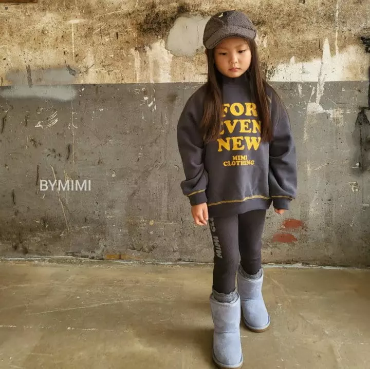 Bymimi - Korean Children Fashion - #magicofchildhood - Adel Fleece Leggings - 4
