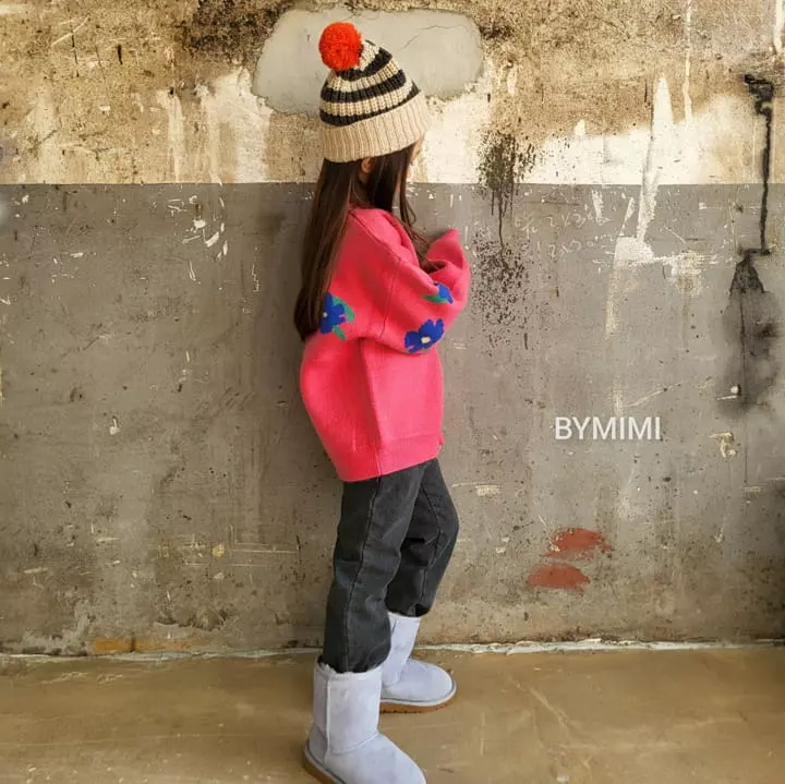 Bymimi - Korean Children Fashion - #prettylittlegirls - Bianco Knit Tee - 2