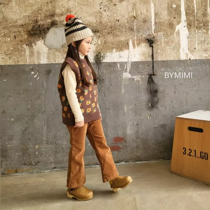 Bymimi - Korean Children Fashion - #prettylittlegirls - Bera Vest Knit Tee