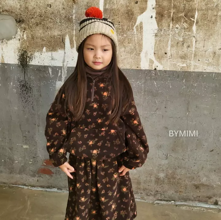 Bymimi - Korean Children Fashion - #prettylittlegirls - Floral Anorak - 4