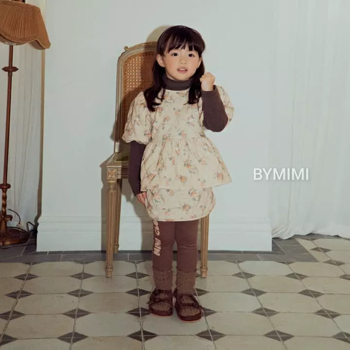 Bymimi - Korean Children Fashion - #toddlerclothing - Shocola Quilting Blouse - 8