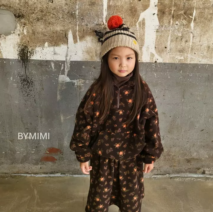 Bymimi - Korean Children Fashion - #toddlerclothing - Floral Anorak - 5