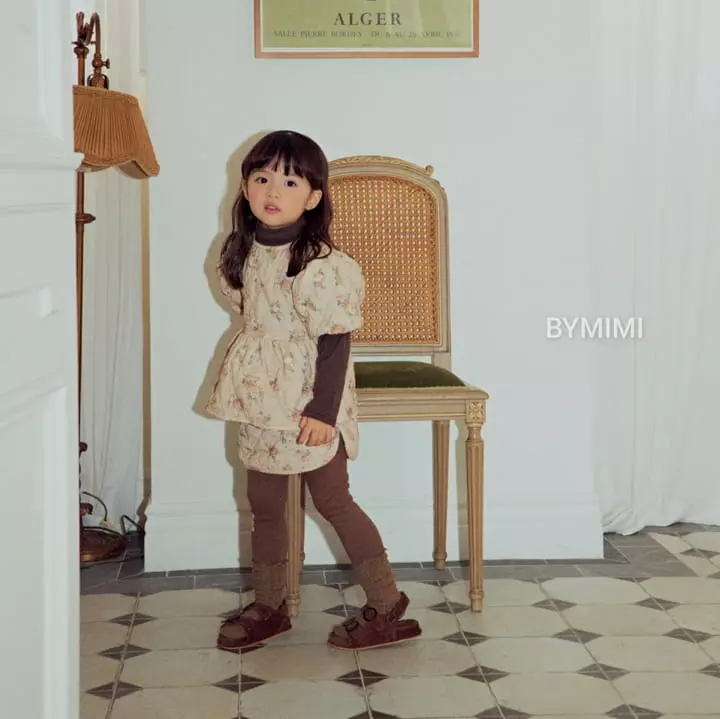Bymimi - Korean Children Fashion - #toddlerclothing - Shocola Quilting Skirt - 3