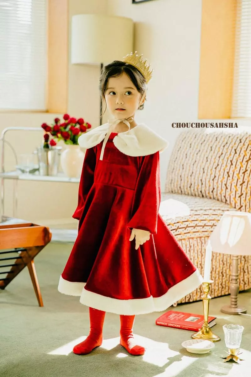 Chouchou Shasha - Korean Children Fashion - #childofig - Chiristmas One-piece - 2