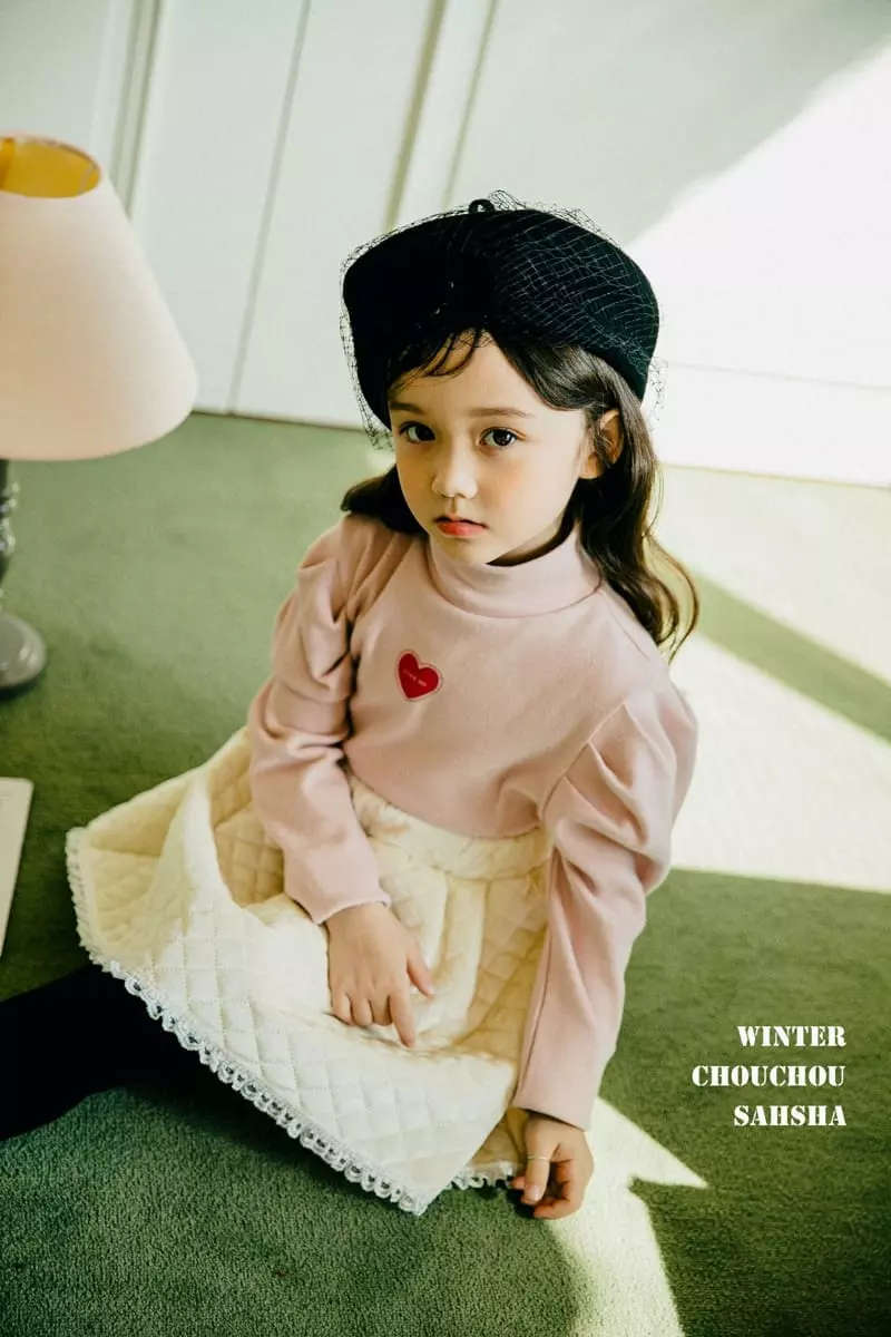 Chouchou Shasha - Korean Children Fashion - #childofig - Love Turtleneck Tee