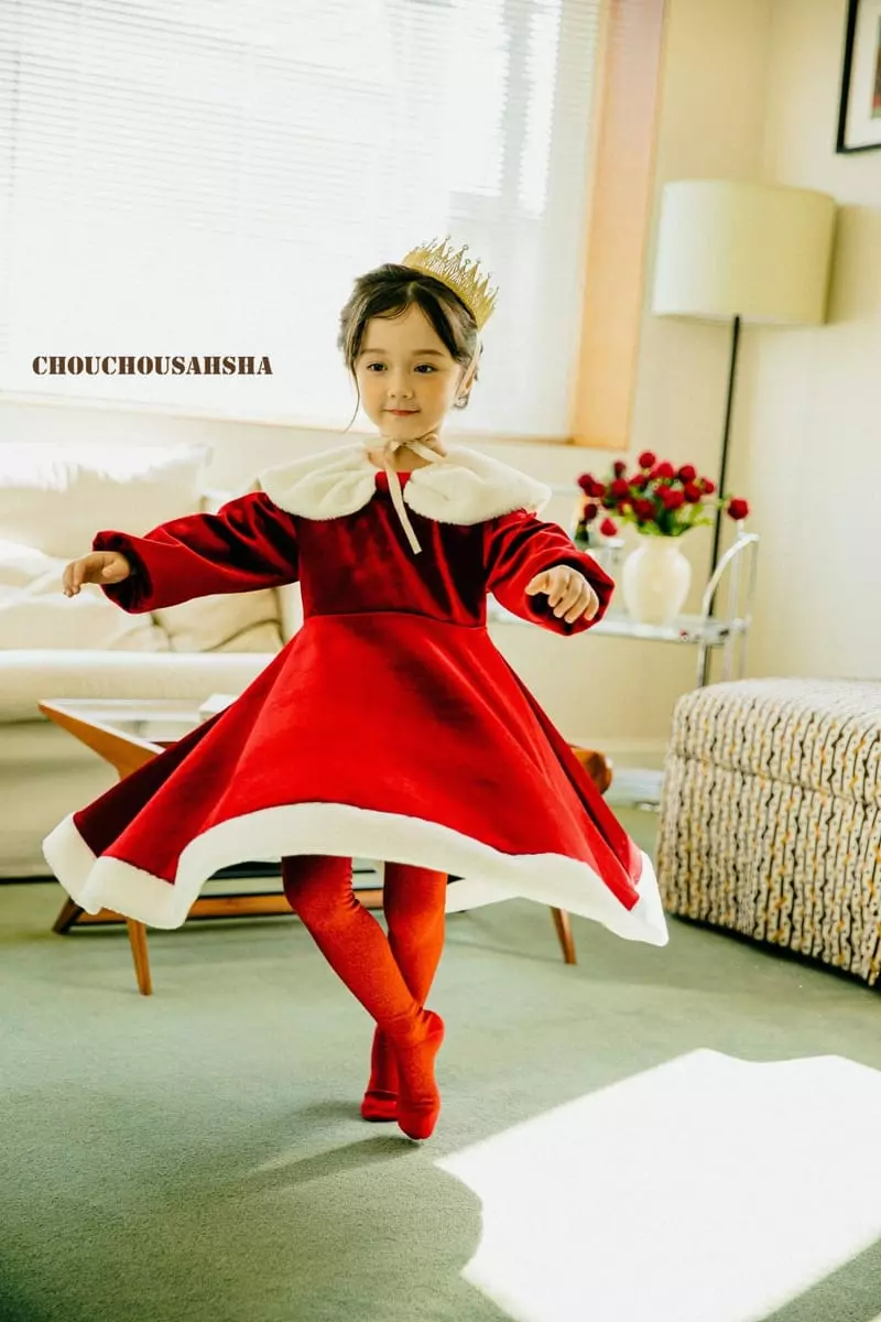 Chouchou Shasha - Korean Children Fashion - #childrensboutique - Chiristmas One-piece - 3