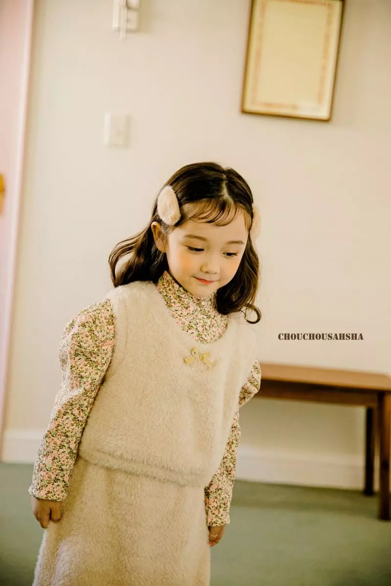 Chouchou Shasha - Korean Children Fashion - #childrensboutique - Rose Turtleneck Tee - 4
