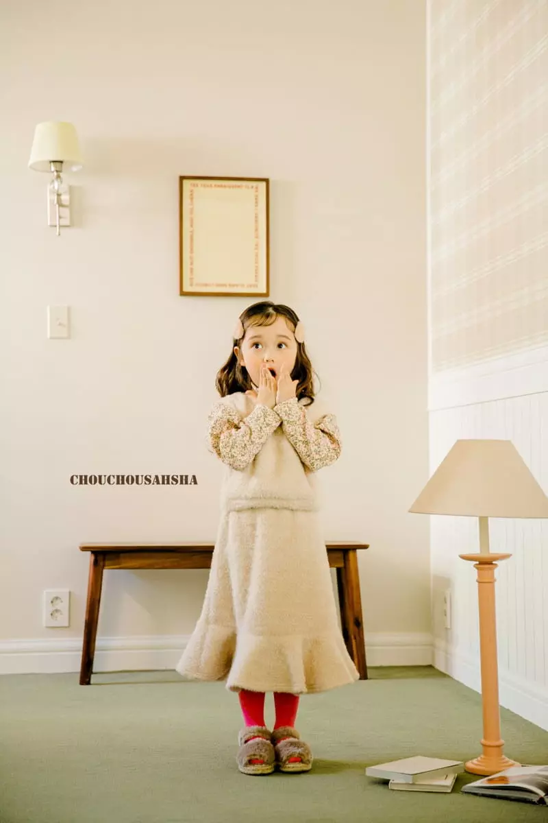 Chouchou Shasha - Korean Children Fashion - #fashionkids - Rose Turtleneck Tee - 6