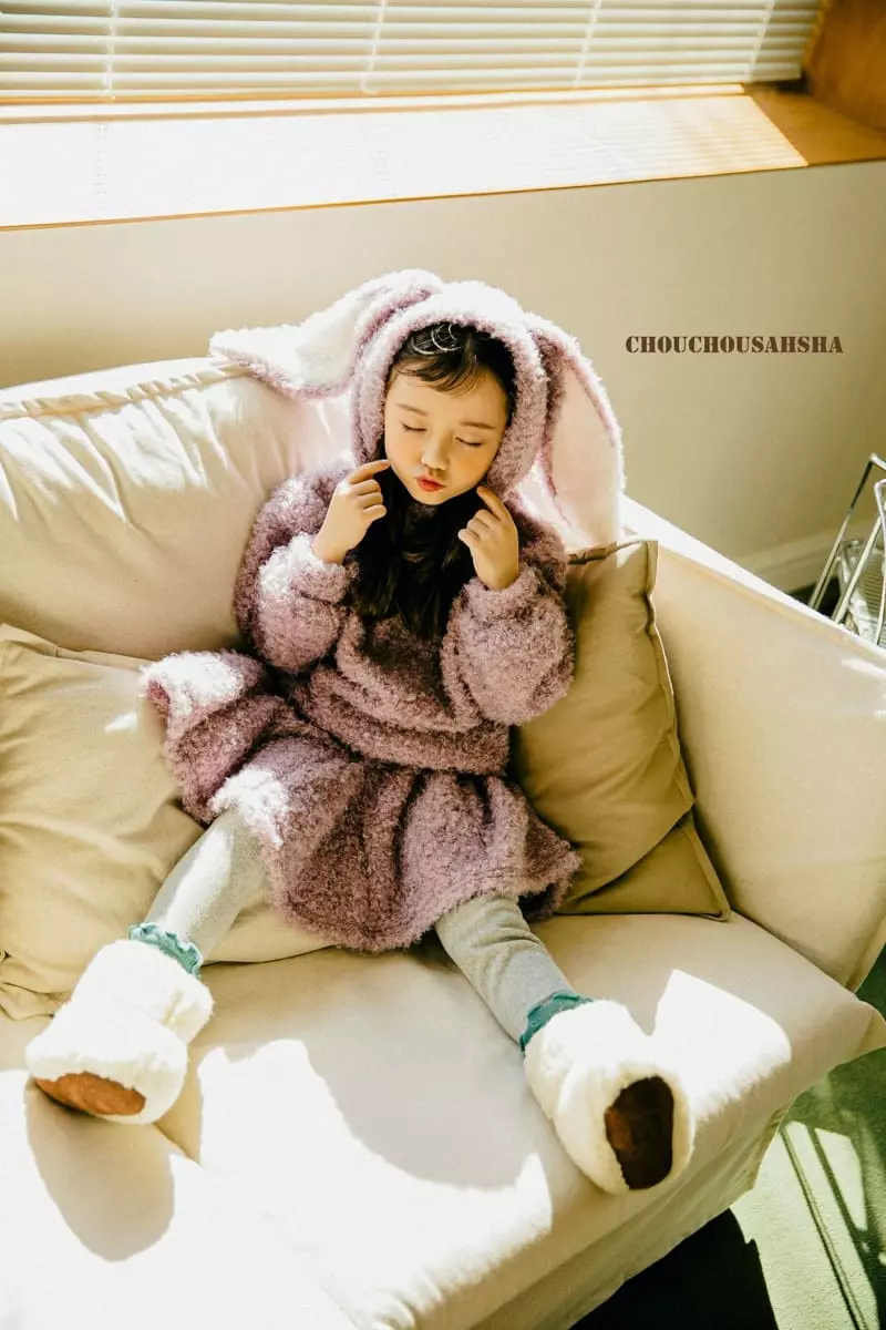Chouchou Shasha - Korean Children Fashion - #prettylittlegirls - Rabbit Hoody Tee - 3