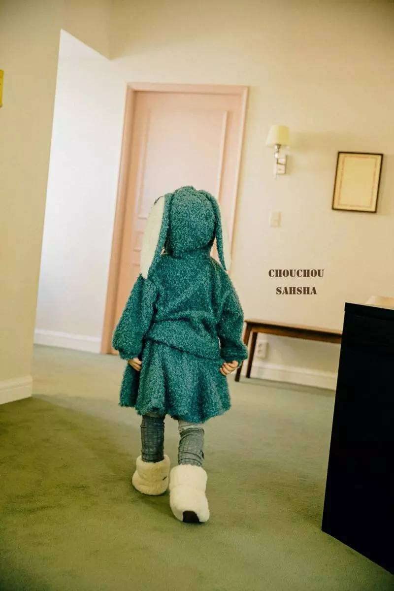 Chouchou Shasha - Korean Children Fashion - #stylishchildhood - Rabbit Hoody Tee - 6