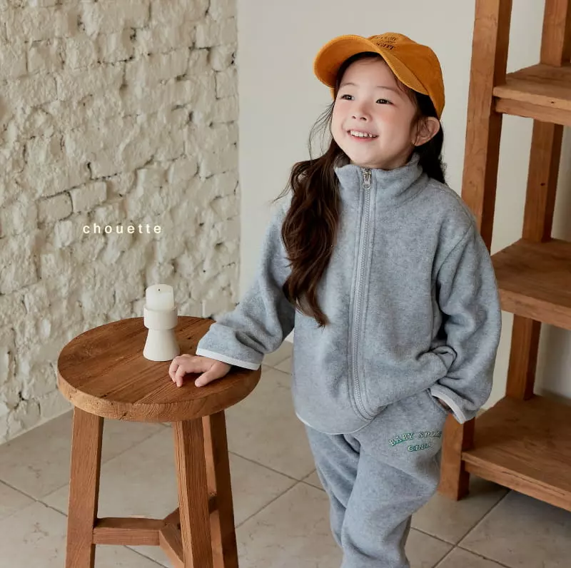 Chouette - Korean Children Fashion - #Kfashion4kids - Club Fleece Zip-up - 9
