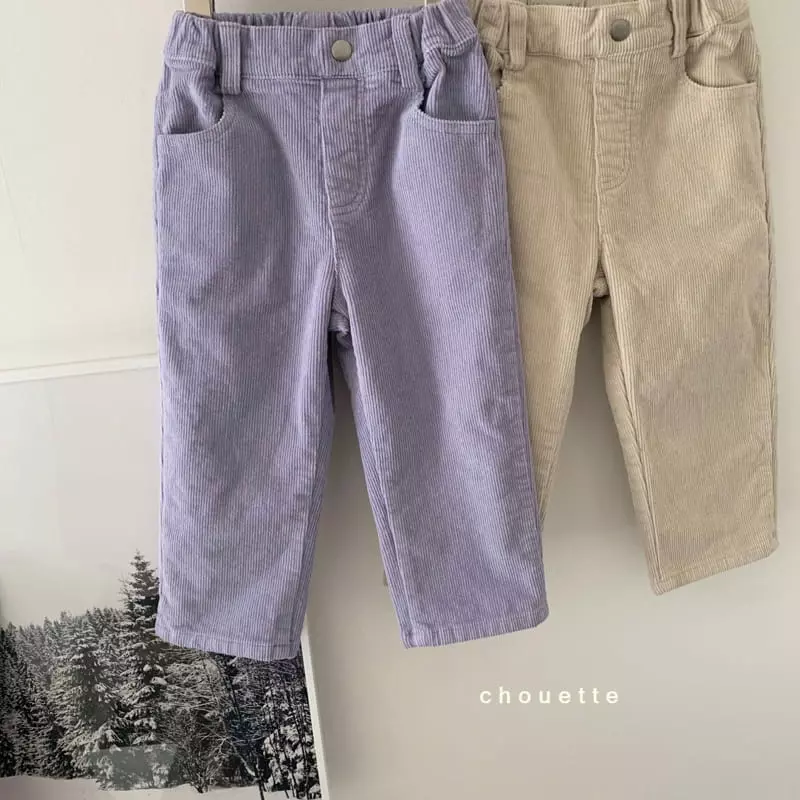 Chouette - Korean Children Fashion - #childofig - Rib Fleece Pants - 11