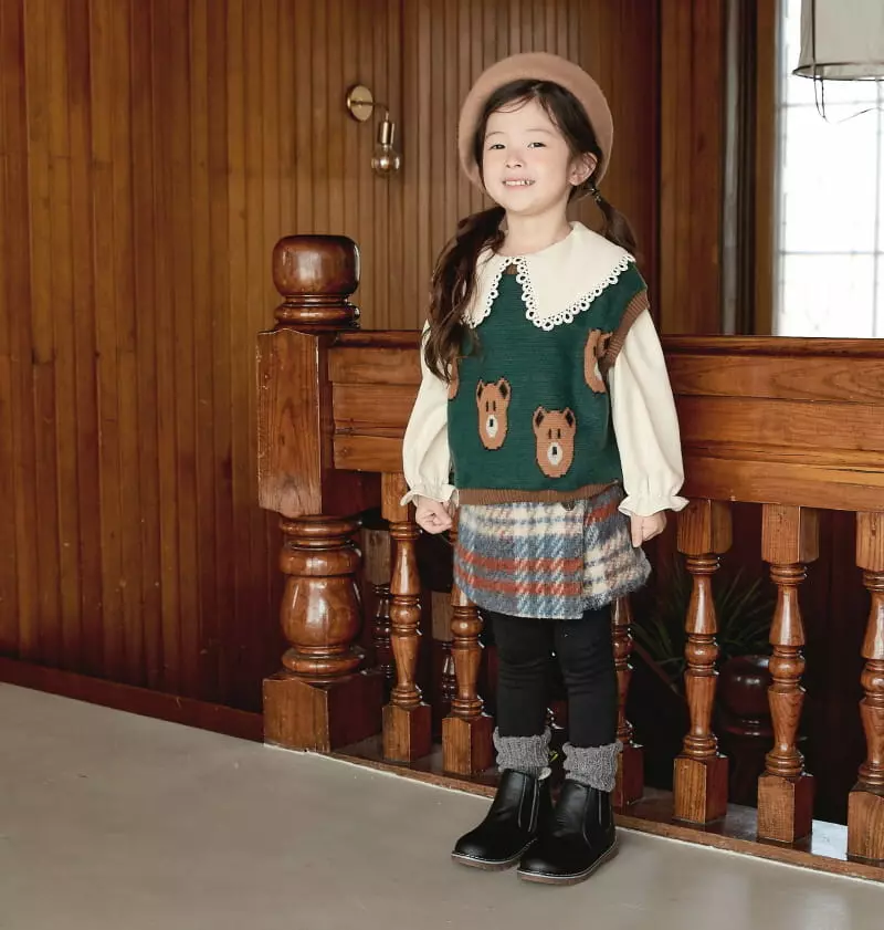 Chouette - Korean Children Fashion - #stylishchildhood - Knir Fleece Vest - 4