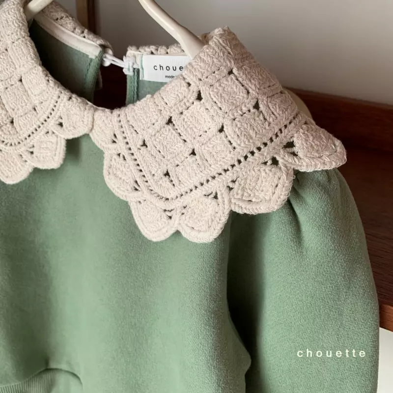 Chouette - Korean Children Fashion - #childofig - Quilting Collar Sweatshirt - 2