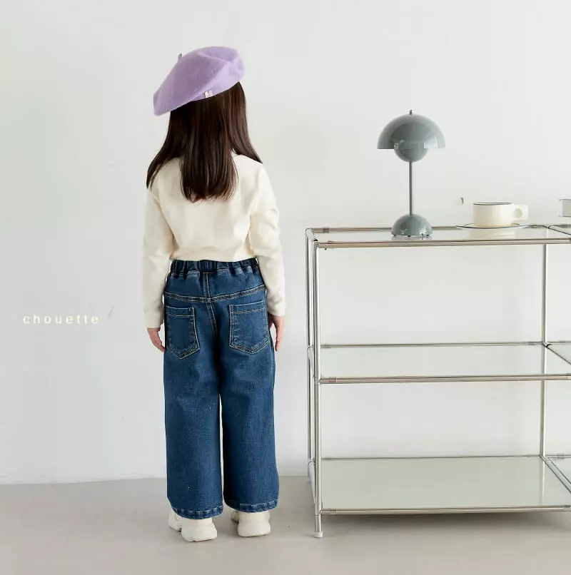 Chouette - Korean Children Fashion - #childrensboutique - Regular Denim Jeans - 8