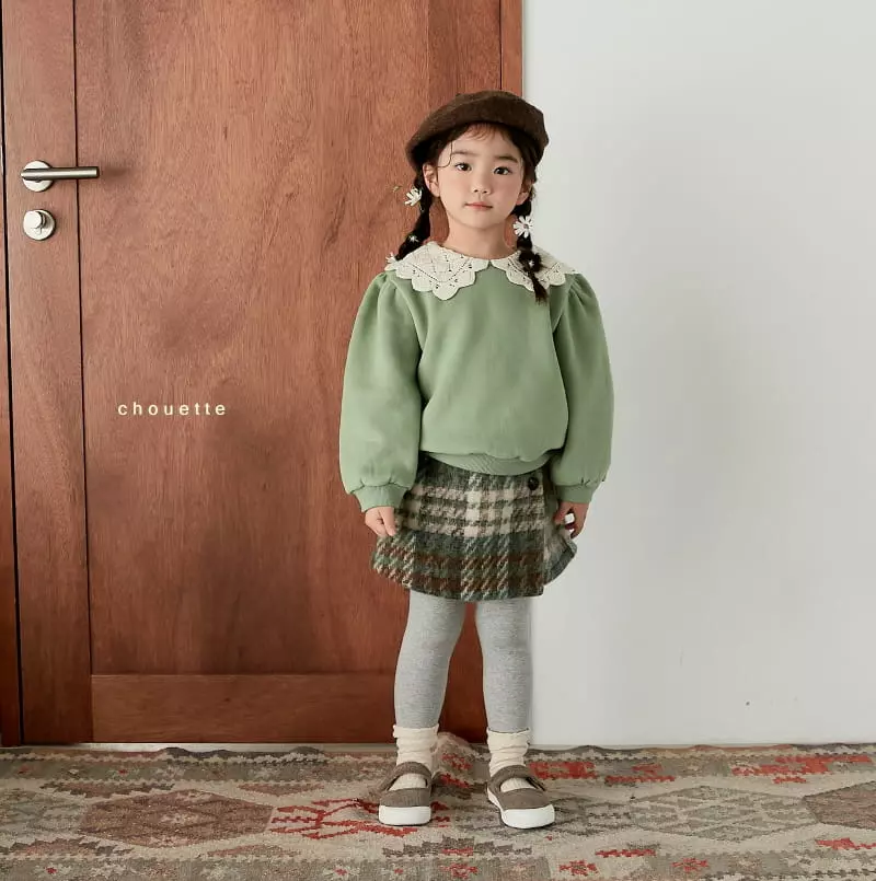 Chouette - Korean Children Fashion - #childrensboutique - Quilting Collar Sweatshirt - 3