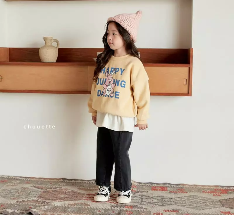 Chouette - Korean Children Fashion - #designkidswear - Jumping Barnie Sweatshirt - 8