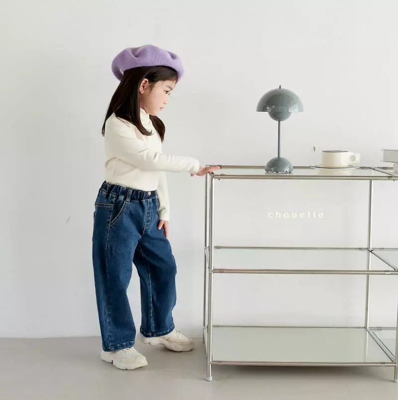 Chouette - Korean Children Fashion - #designkidswear - Regular Denim Jeans - 9