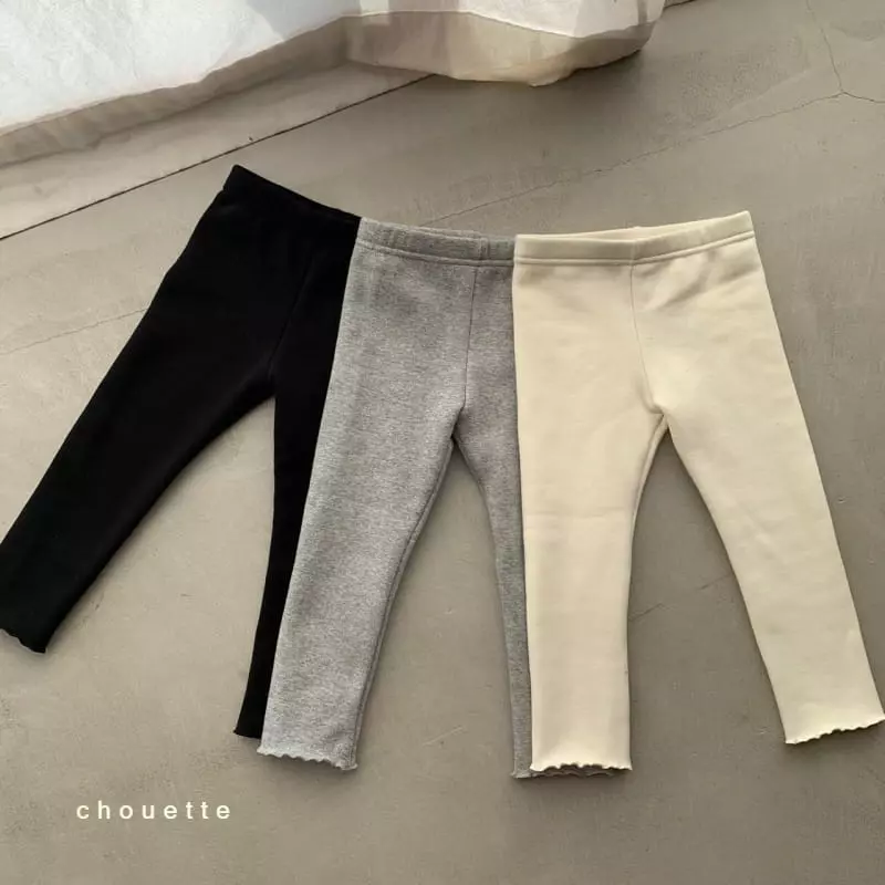 Chouette - Korean Children Fashion - #designkidswear - Cozy Fleece Leggings - 2
