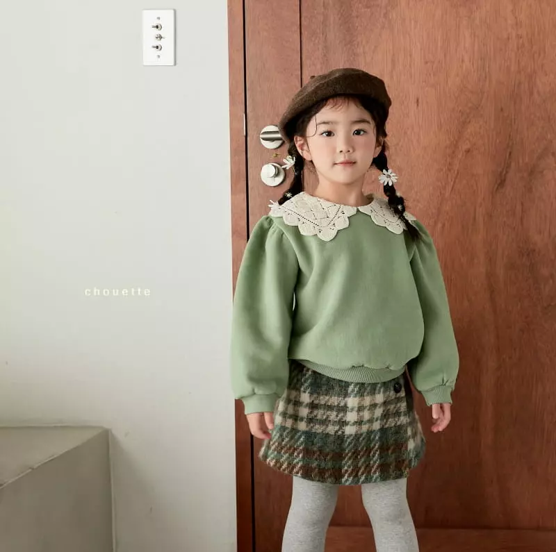 Chouette - Korean Children Fashion - #discoveringself - Quilting Collar Sweatshirt - 5