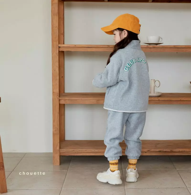 Chouette - Korean Children Fashion - #designkidswear - Club Fleece Zip-up - 4