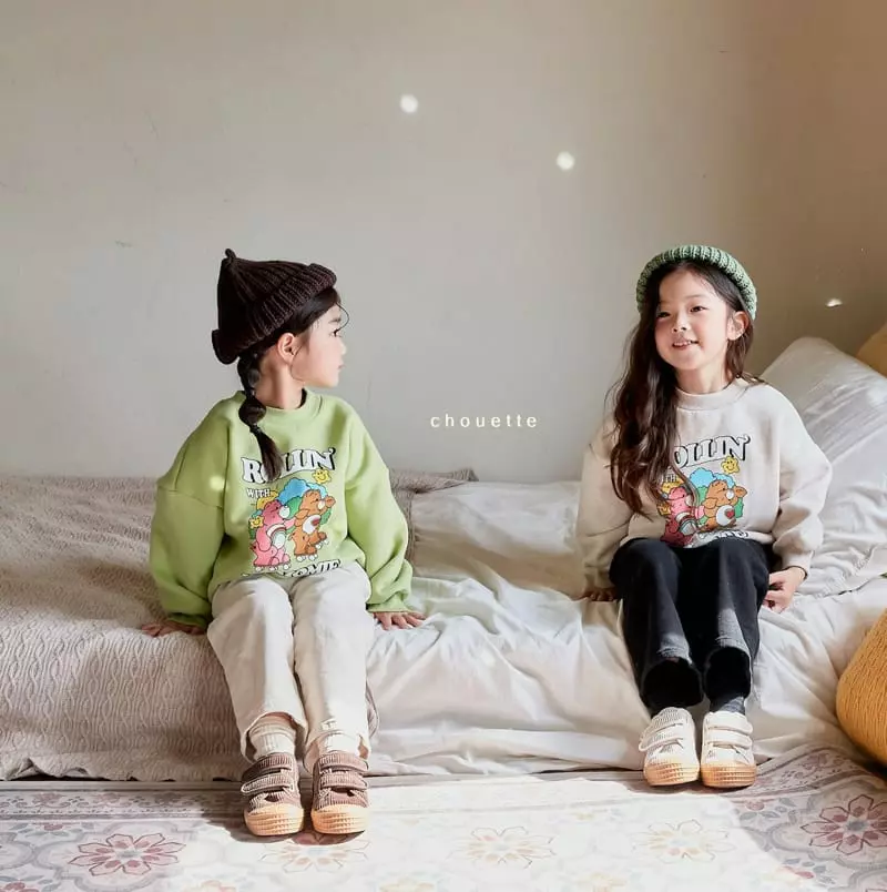 Chouette - Korean Children Fashion - #fashionkids - Rolling Bear Sweatshirt - 9