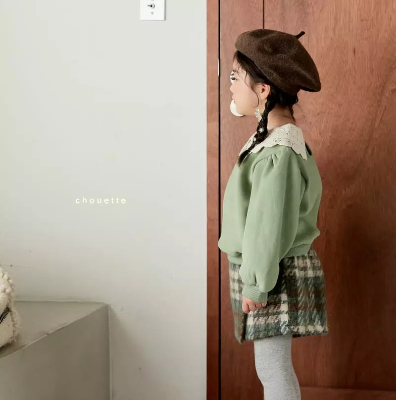 Chouette - Korean Children Fashion - #fashionkids - Quilting Collar Sweatshirt - 6