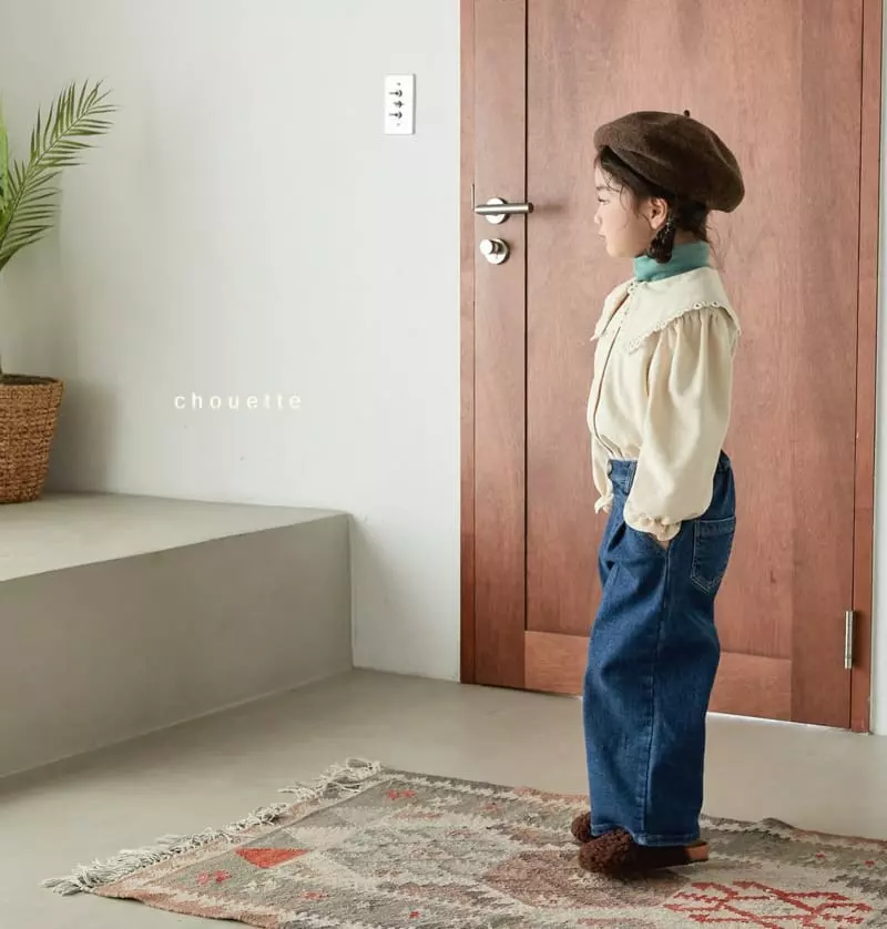 Chouette - Korean Children Fashion - #kidsshorts - Fleece Jeans