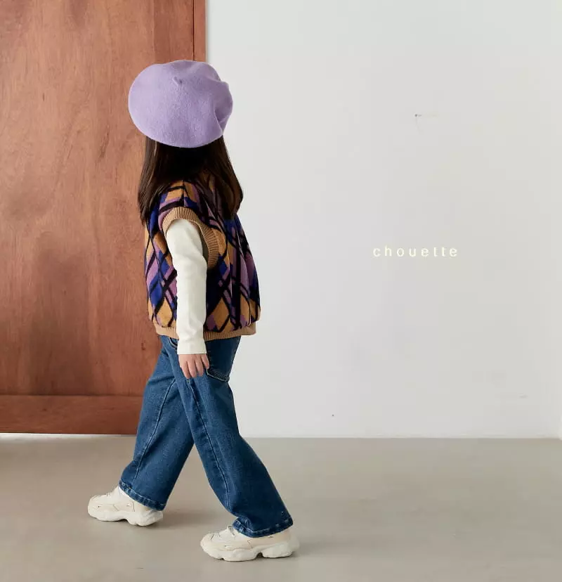 Chouette - Korean Children Fashion - #kidsshorts - Regular Denim Jeans - 12