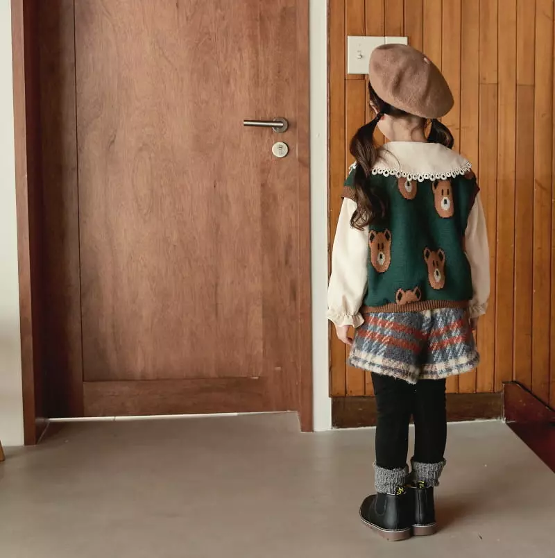 Chouette - Korean Children Fashion - #kidsshorts - Knir Fleece Vest - 9