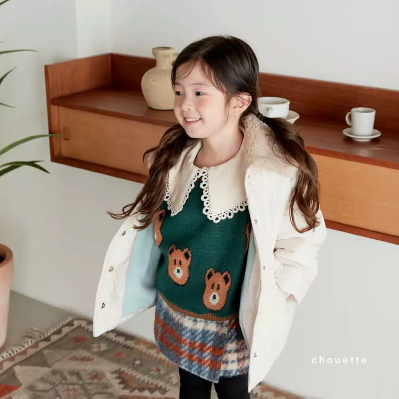 Chouette - Korean Children Fashion - #kidsshorts - Collar Jumper - 7