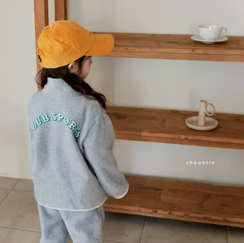 Chouette - Korean Children Fashion - #kidsstore - Club Fleece Zip-up - 7