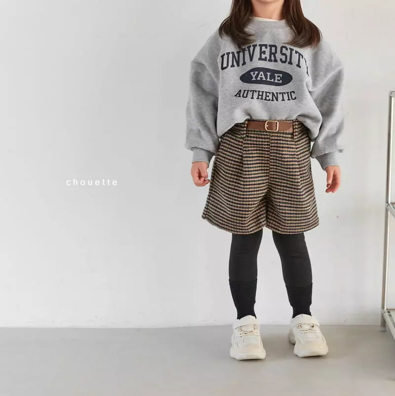 Chouette - Korean Children Fashion - #kidzfashiontrend - Mini Belt Pants - 5