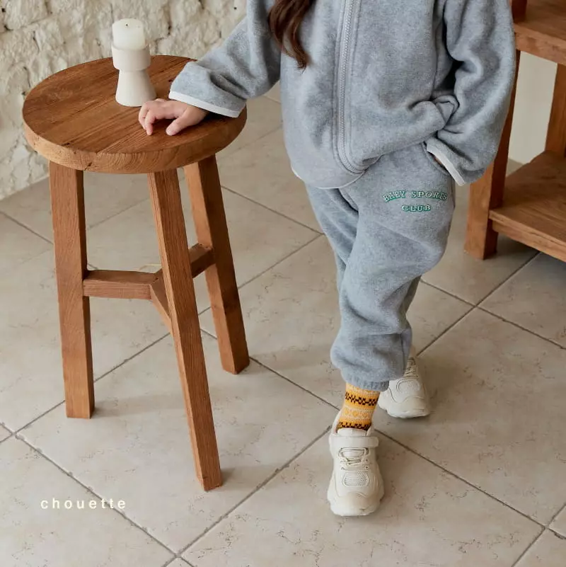 Chouette - Korean Children Fashion - #kidzfashiontrend - Club Fleece Zip-up - 8