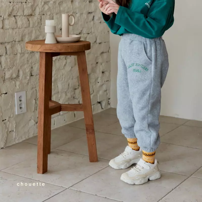 Chouette - Korean Children Fashion - #kidzfashiontrend - Fleece Pants - 7