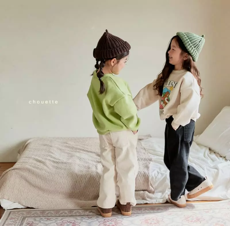 Chouette - Korean Children Fashion - #Kfashion4kids - Ug Fleece Pantsd - 4