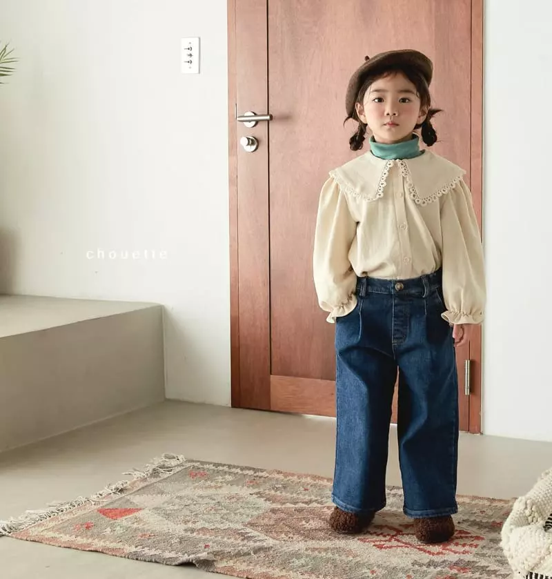 Chouette - Korean Children Fashion - #magicofchildhood - Fleece Jeans - 6
