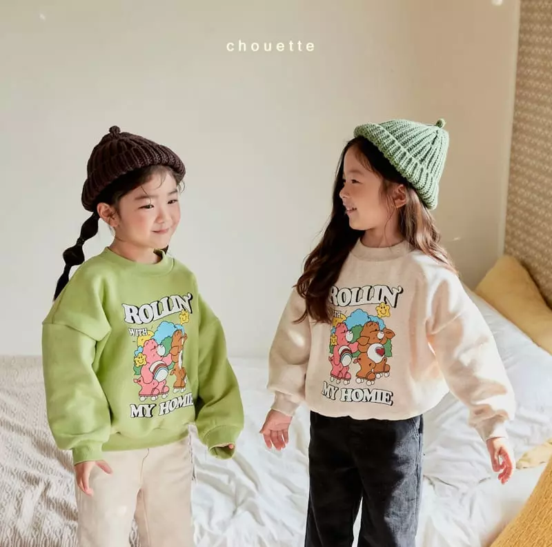 Chouette - Korean Children Fashion - #magicofchildhood - Rolling Bear Sweatshirt