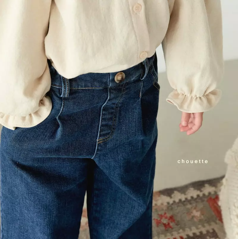 Chouette - Korean Children Fashion - #minifashionista - Fleece Jeans - 7