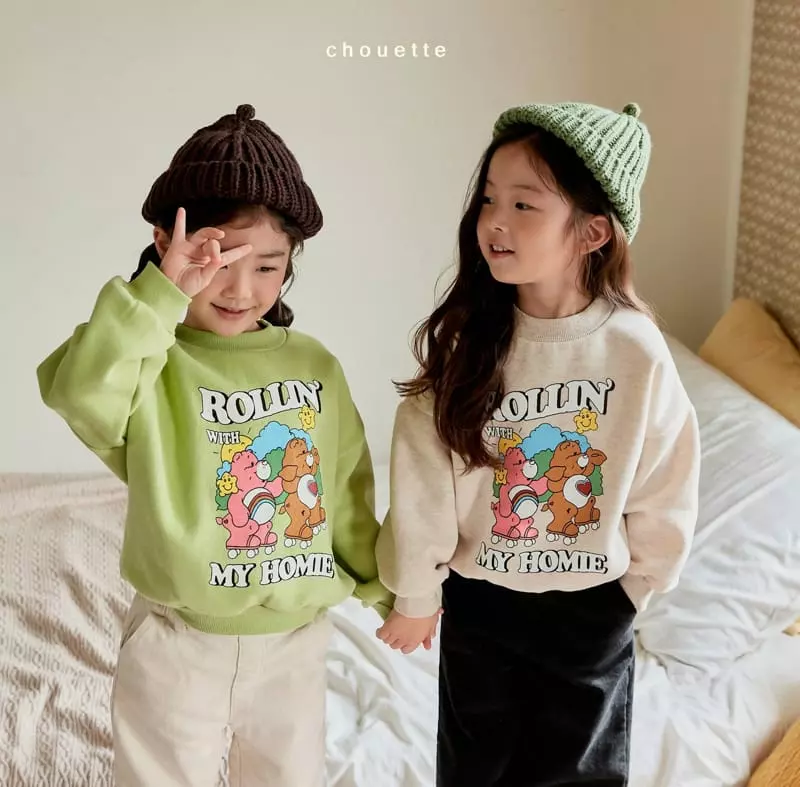 Chouette - Korean Children Fashion - #minifashionista - Rolling Bear Sweatshirt - 2