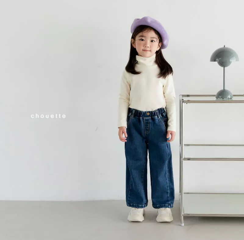 Chouette - Korean Children Fashion - #minifashionista - Regular Denim Jeans - 2