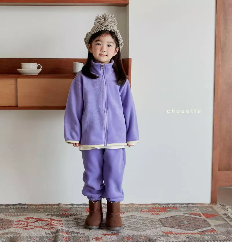 Chouette - Korean Children Fashion - #minifashionista - Club Fleece Zip-up - 12